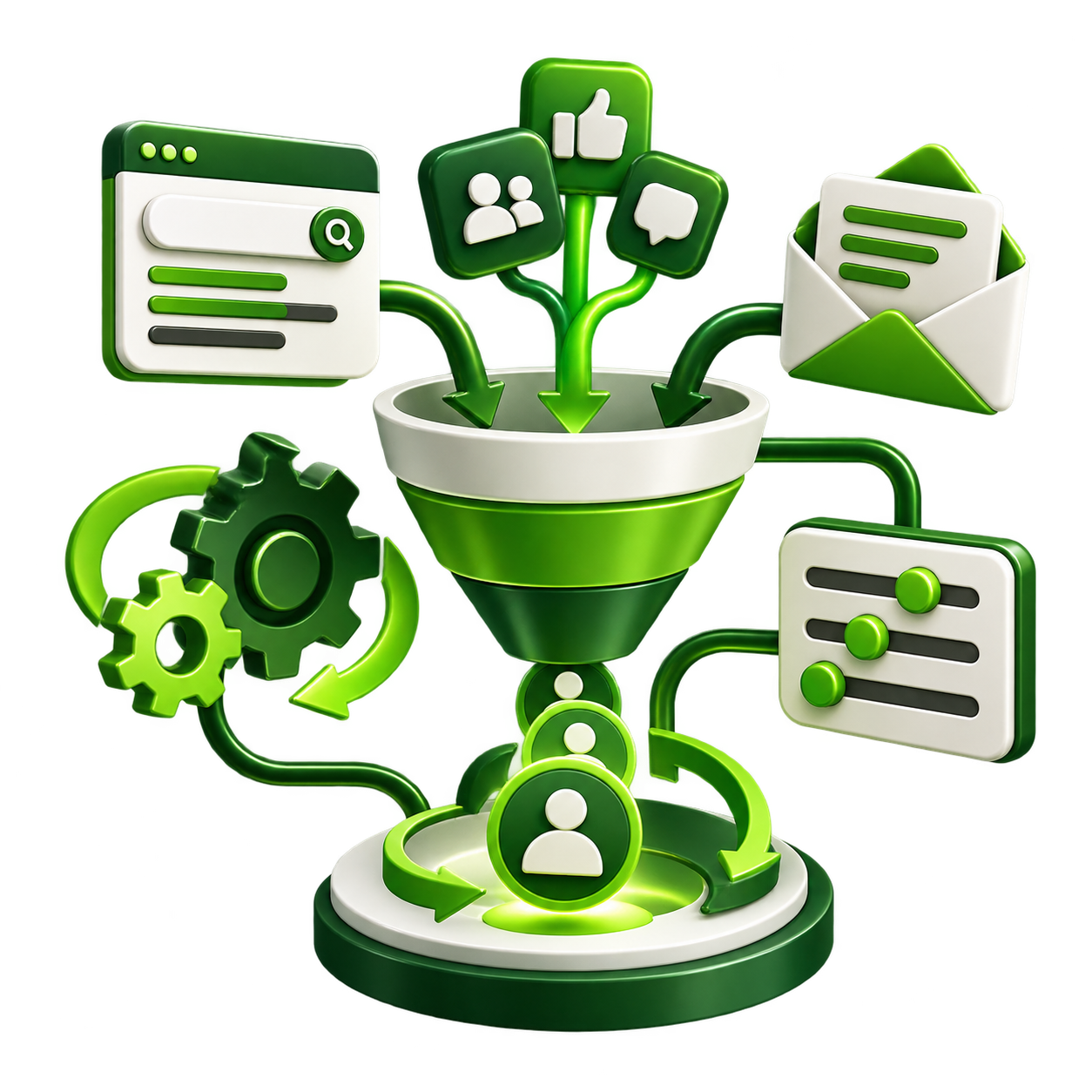 Campaign execution and optimization illustration